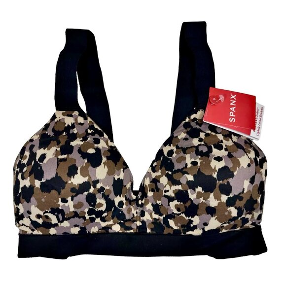 SPANX Bra-llelujah!® Unlined Bralette Chettah Y2K Brushcol Ntmini NWT Small - Picture 1 of 1